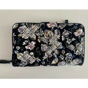 Vera Bradley Iconic RFID Turnlock Wallet in Hollan